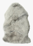 Longwool fårskinn grå