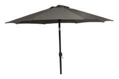 Aluminium Parasoll 300cm Grå