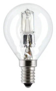 Ekonomiljus Halogen klot klar E14, 42W(60W)