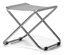 Fiam, Chico fotpall whitegrey aluminium/textilene
