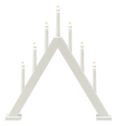 Konstsmide Elljusstake 7 Ljus Matt Vit 50 cm