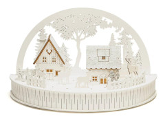 Konstsmide 3280-210, Ljusdekoration, figur, Vit, Trä, Atmosfär, Sovrum, Cafe, Barnrum, Korridor, Hemmakontor, Hotell, Butik, IP20