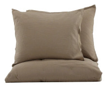 PORTORCHARD Bäddset 2-Dels 220x240/50x60 cm Brun