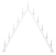 Konstsmide 3592-210 11 ljus vikbar vit