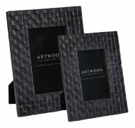 Artwood, Fotoramar Fuego Svart Läder