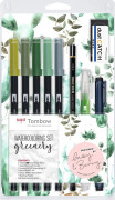 Tombow Watercoloring Greenery