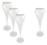 Open Up Champagneglas Guld 20cl, 4-pack - Chef & Sommelier
