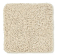 Skinnwille, Curly Seat Cover Sheepskin 40x40cm Charcoal beige moonlight