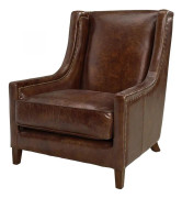 Artwood, Aw44 Fåtölj Leather Vintage Cigar