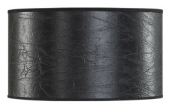Artwood, Lampskärm Cylinder Large Leather Black