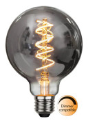 LED-Lampa E27 G95 Decoiled Spiral Smoke