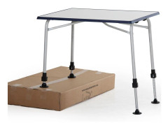 Brafab, Volga campingbord silver/vit 60x80 cm