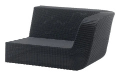 Cane-line, Savannah 2-Pers. Soffa Vänster Modul Black