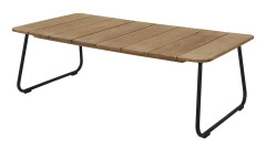 Brafab, Nolli soffbord 70x140 cm svart/teak