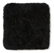 Skinnwille, Curly Seat Cover Sheepskin 40x40cm Black