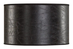 Artwood, Lampskärm Cylinder Small Leather Black