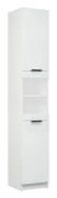 beBasic Badrumsskåp vit 32x34x188,5 cm konstruerat trä -