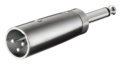 Adapter XLR-hane till 6,3 mm-hane