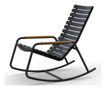 Houe, Reclips gungstol black aluminium bamboo