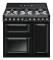 Smeg Victoria Gasspis 90cm TR93BL (svart)