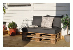 Royal Palle Sitsdyna 120x80 cm Vattenavvisande Svart