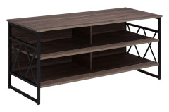 ADHYAN TV-Bänk 120 cm Brun - Mörkbrun