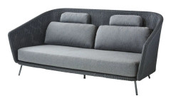 Cane-line, Mega Soffa Grå Inkl. Airtouch Dynset
