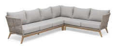 Hillerstorp, Himmelsnäs Hörnsoffa Teak/Beige