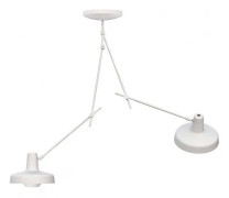 Grupa Arigato double taklampa, vit
