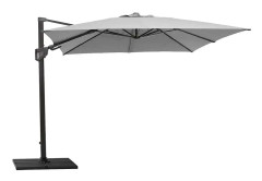 Cane-line, Hyde Luxe Tilt Parasoll 300X300 cm Ljusgrå
