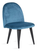 Velvet Barnstol Sammet - Blå