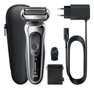 Braun Series 7 71-S1000s, Folierakapparat, Silver, AutoSense, 360° Adaptive system, Knappar, LED, Batteri