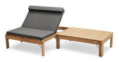 Skagerak, Riviera lounge cushion Charcoal