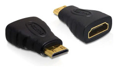  65244 - DeLOCK High Speed HDMI - HDMI-adapter - mini-HDMI (hane) till HDMI (hona)
