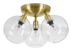 Gloria Plafond 3L Mässing