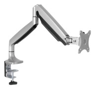 LogiLink Ledad monitorarm gas 13-32" singel aluminium