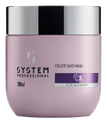System Professional Color Save, Kvinna, Färgat hår, 200 ml, Fuktgivande, Näringsgivande, Skyddande, Shine, Burk, Aqua/Water/Eau, Stearyl Alcohol, Cet