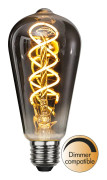 Decoration LED ST64 E27 2100 kelvin 45 lumen Spiral Smoke
