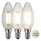 LED-lampa E14 C35 Clear 3-step memory