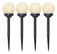 Globus Opal 27cm 4-pack Solcellspollare