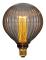 Star Trading LED-lampa E27 glob 125mm Decoled New Generation Classic, rökgrå 1W