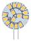 Star Trading LED-lampa G4 Halo-LED 2W