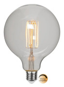 LED-lampa Star Trading E27 G125 Decoled Grace Clear