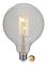 LED-lampa Star Trading E27 G125 Decoled Grace Clear