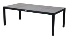 Brafab, Belfort soffbord svart/grå aluminium 70x140 3D-printad glasskiva