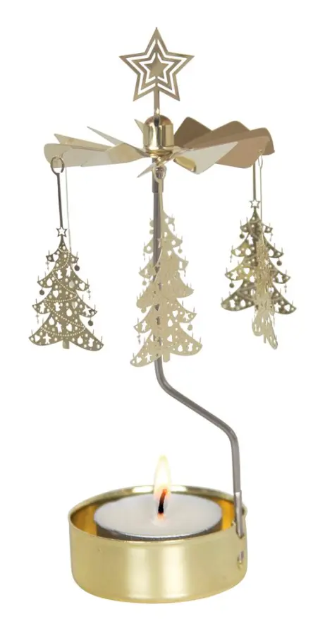 Änglaspel Julgran Guld