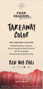 Four Reasons Take Away Color 7.66 Red Hot Chili 40ml - Färginpackning