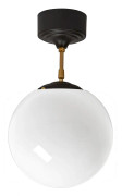 Armaturhantverk Mora Taklampa, svart 25cm