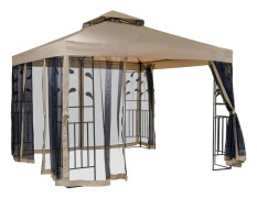 Leafie Paviljong 300x300 cm Stålram