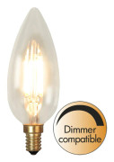 LED-Lampa E14 kronljus 3W Soft Glow, dimbar